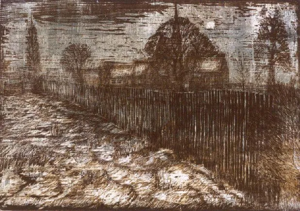 Winter in the village
